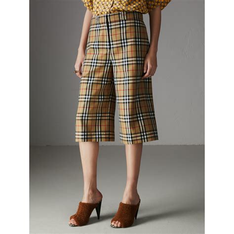 culotte burberry|burberry shorts for women.